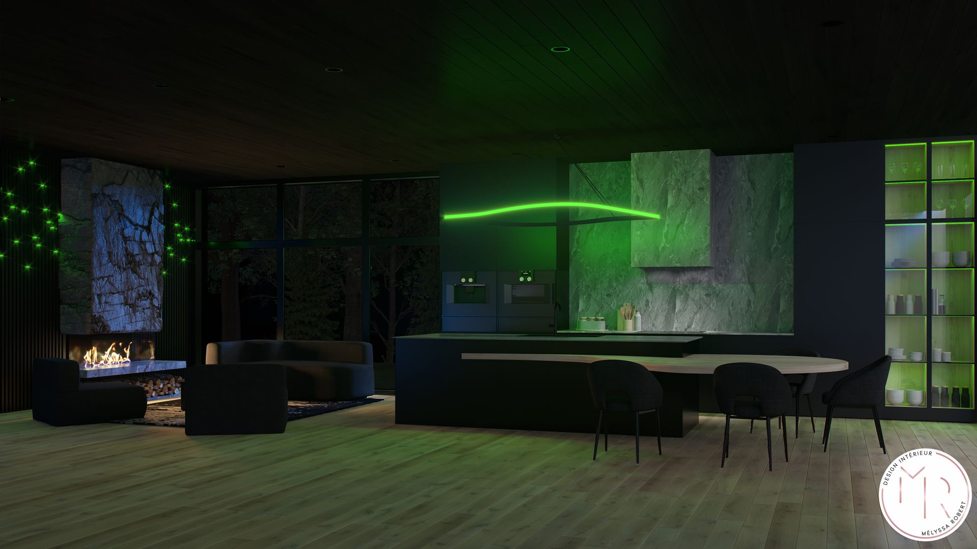 A Northern Lights look at home, for enthusiasts!